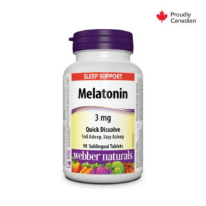 Webber Naturals Melatonin 3mg Quick Dissolving Tablets 90?s