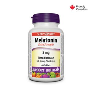 Webber Naturals Melatonin 5mg Time Release Tablets 60?s