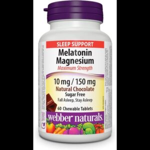 Webber Naturals Melatonin Magnesium 10 mg/150 mg 60?s