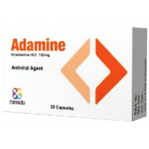 Adamine 100 mg ( amantadine HCl ) 20 capsules