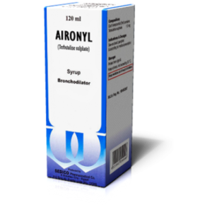 Aironyl 1.5 mg / 5 mL ( terbutaline sulfate ) syrup 120 ml