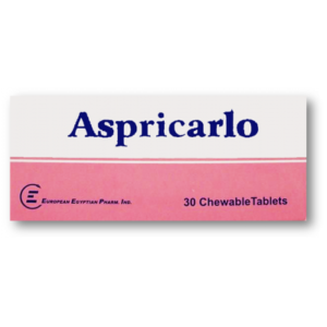 Aspricarlo 81 mg ( Acetylsalicylic Acid ) 30 chewable tablets