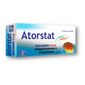 Atorstat 10 mg ( Atorvastatin ) 14 Film-Coated Tablets