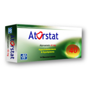 Atorstat 40 mg ( Atorvastatin) 14 film-coated tablets