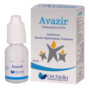 Avazir 3 mg / ml Opthalmic Solution ( Tobramycin ) 10 ml Dropper Bottle