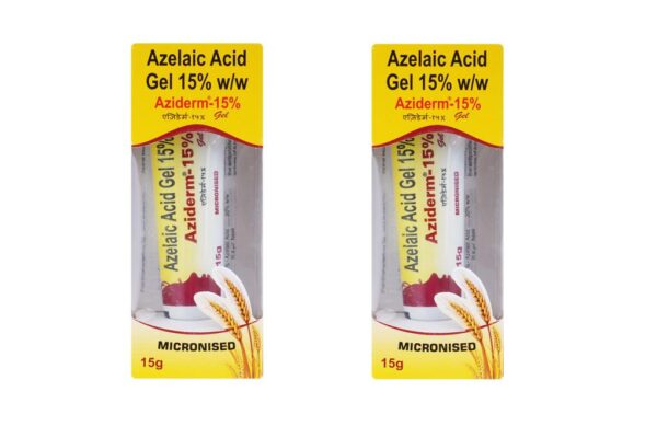 Aziderm 15% gel 15gm (pack of 2)