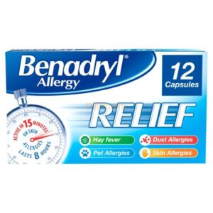 Benadryl Allergy Relief Capsules 12?s