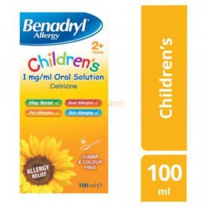 Benadryl Allergy Children?s 1mg/ml Oral Solution 100ml