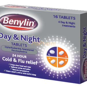 Benylin Day & Night Cold & Flu Relief 16 Tablets