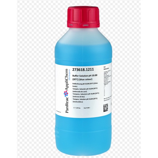 Buffer Solution pH 10.00 (20 C) 1 Lit (Blue colour)