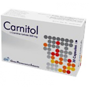 Carnitol 500 mg ( L - Carnitine ) 30 capsules