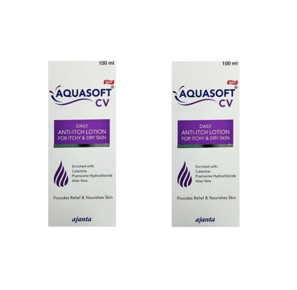 Aquasoft CV Lotion 100ml,  PACK OF 2