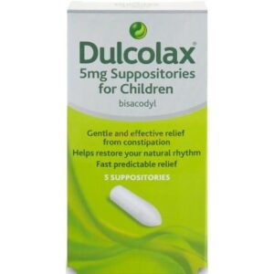Dulcolax 5mg Suppositories Child 5?s