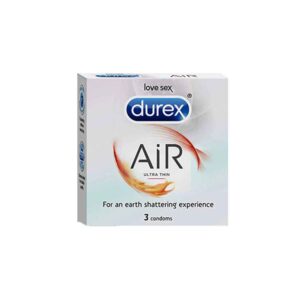 Durex Air Ultra Thin Condom (3 COUNT) PACK OF 5)