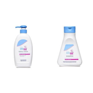 Sebamed baby wash ( 400ml) & baby  shampoo ( 150ml) combo