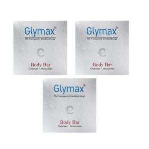 Glymax Transparent Emollient Soap 75gm (Pack of 3)