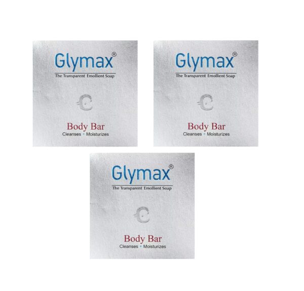 Glymax Transparent Emollient Soap 75gm (Pack of 3)