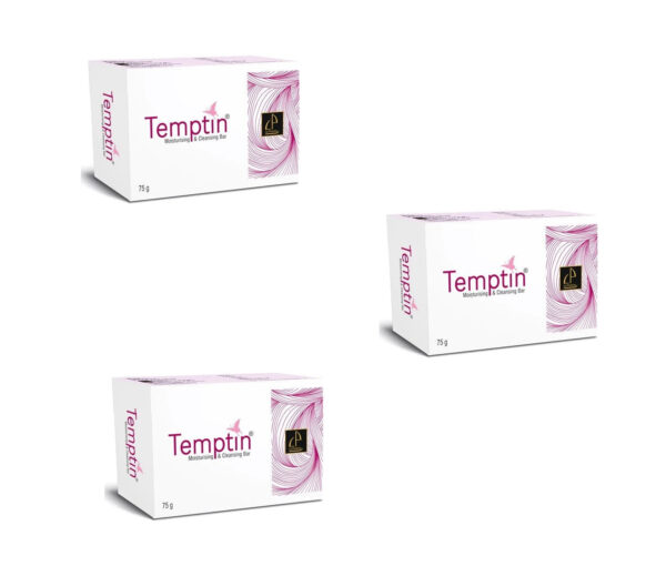 Temptin Moisturising & Cleansing Bar (75GM) (PACK OF 3)