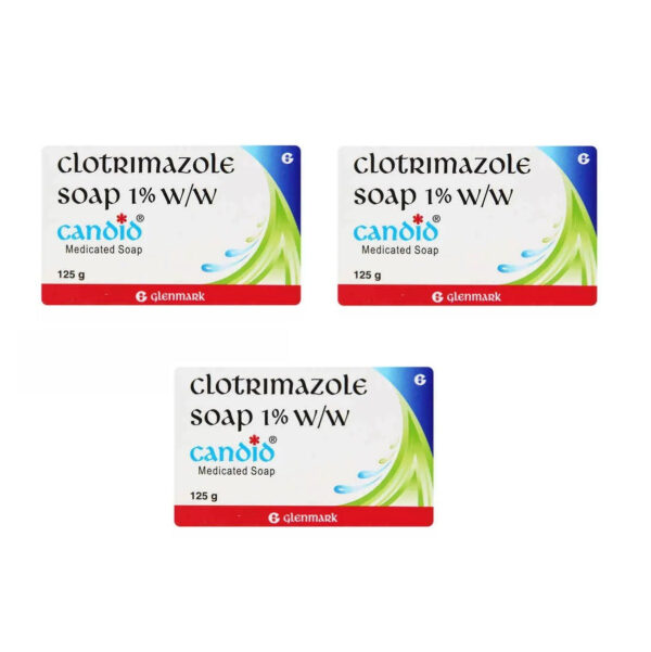 Candid Medicated Soap (125 Gm) (pack of 3)