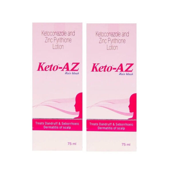 Keto AZ HAIR WASH (75ml ) (PACK OF 2)