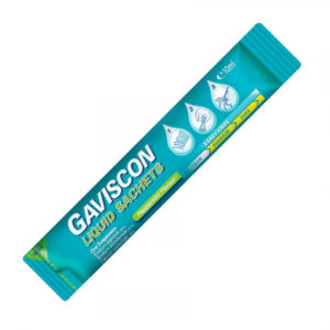 Gaviscon Liquid 10 mL Sachet  ( Sodium Bicarbonate 267 mg + Sodium Alginate 500 mg + Calcium Carbonate 160 mg) 24 sachets