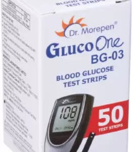 Dr Morepen Gluco One BG 03 Blood Glucose Test Strip (50 Strips)