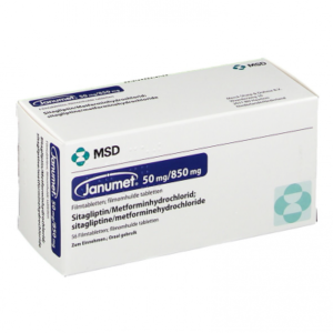 JANUMET ? 50 / 850 MG ( SITAGLIPTIN + METFORMIN HYDROCHLORIDE ) 56 FILM-COATED TABLETS