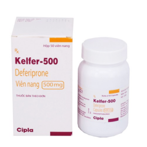 KELFER 500 MG ( DEFERIPRONE ) 50 CAPSULES