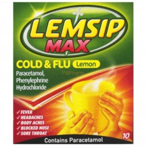 Lemsip Max Cold and Flu relief, Lemon ? 10 sachets