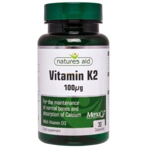 Natures Aid Vitamin K2 MenaQ7 (with Vitamin D3)