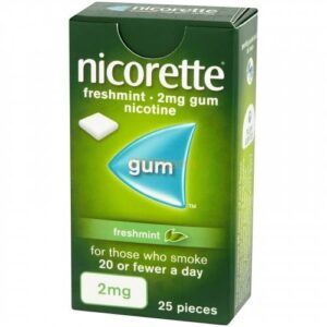 Nicorette 2mg Chewing Gum ? Nicotine Gum 25?s (2 Flavours)