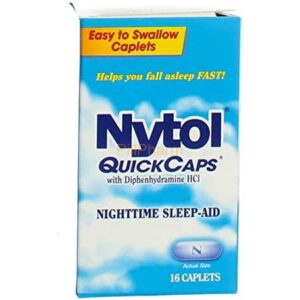 Nytol Quick Caps Regular Caplets, 16?s