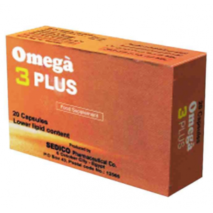 Omega - 3 plus ( fish oil 1000 mg + wheat germ oil 100 mg ) 30 capsules