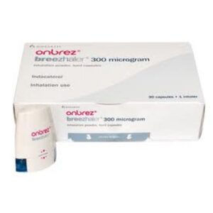 Onbrez breezhaler (indacaterol)  150 mcg 30 capsules and 1 inhaler