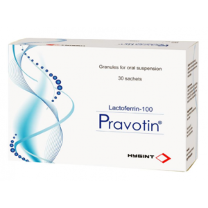 Pravotin 100 mg ( Lactofferin ) 7 sachets