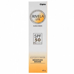 Rivela Lite Sunscreen SPF 50PA++++ ,60GM
