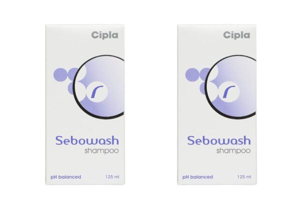 Sebowash Shampoo 125ml, PACK OF 2