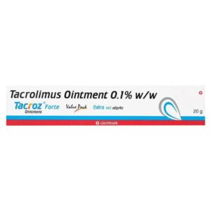 Tacroz Forte 0.1 % Ointment, 20gm