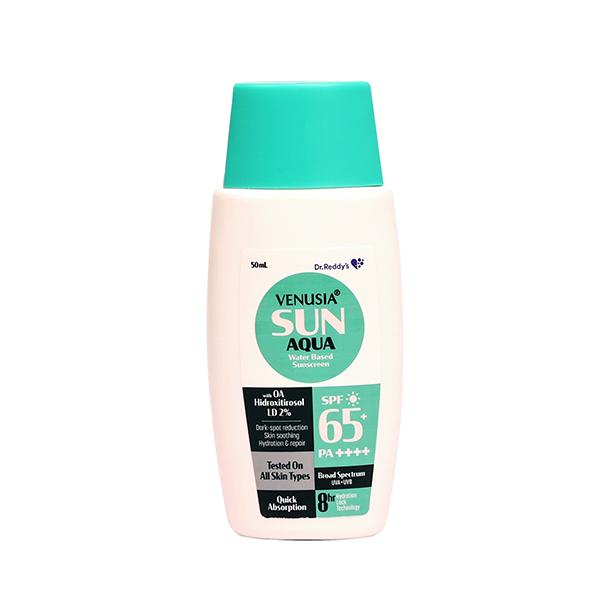 Venusia Sun Aqua Sunscreen SPF 65+ PA ++++ 50ml