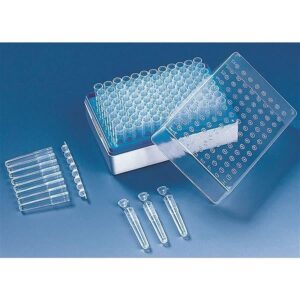 8x12 racked strips of 8 1.2ml PP tubes - pack of 10x12 non-sterile