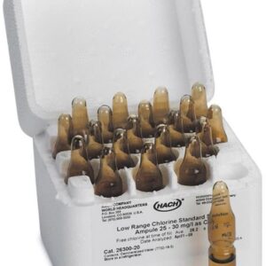 Chlorine Standard 50mg/l 2ml Ampoule Pack of 20