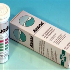 AQUADUR Water hardness test strips - box of 100 sticks 6 x 95 mm