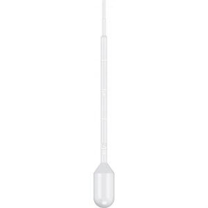 Disposable Transfer Pipettes Capacity 3ml, Bulb Draw 2.1ml. Pack of 500