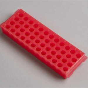 48 Well PP Reversible Rack Red For 0.5ml/2ml tubes