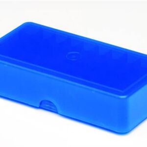 50 Place Polypropylene Storage Box Blue for 0.2 -1ml Microtubes