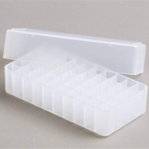 50 Place Polypropylene Storage Box Natural for 0.2-1ml Microtubes