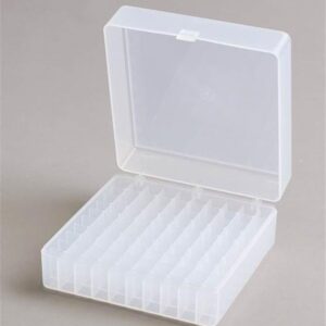 100 Place Freezer Box Natural with Hinged Lid for 0.5-2ml Tubes