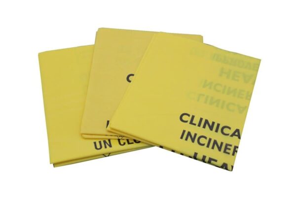 CWHD/1 Heavy Duty Clinical Waste Sacks - Yellow - Pack of 100