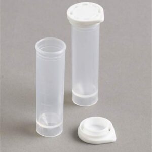 5ml Polypropylene Tube With White Tamper Evident Cap Pack of 250