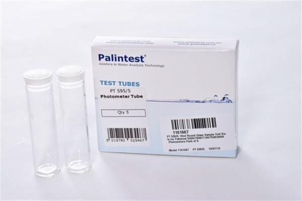 10ml Round Glass Sample Cells for Palintest Photometers Pack of 5